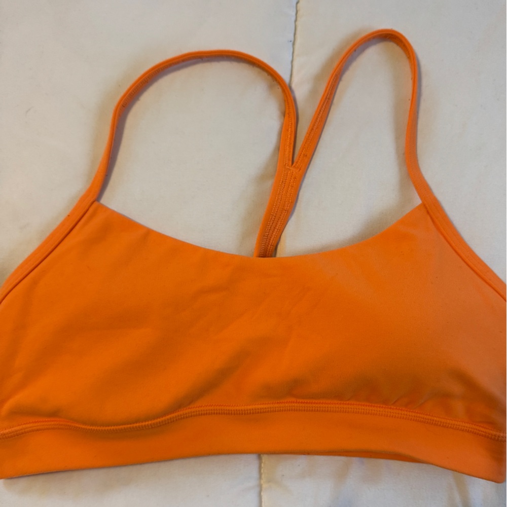 Women's Lululemon Orange Flow-Y Bra